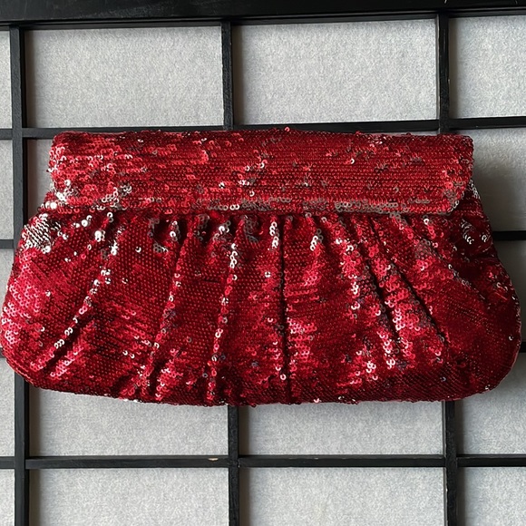 Expressions NYC. Sequined Clutch Bag - Picture 2 of 11